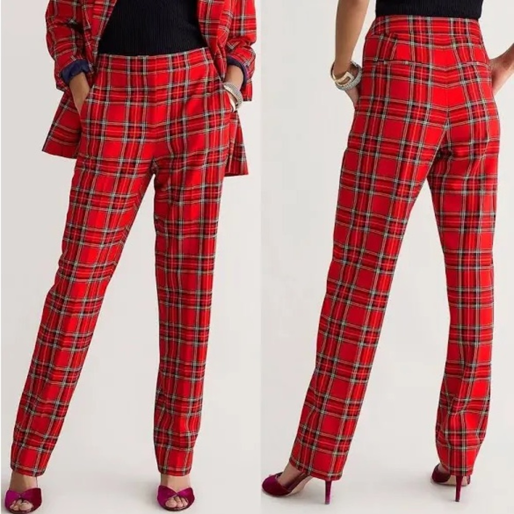 Red Plaid Pants